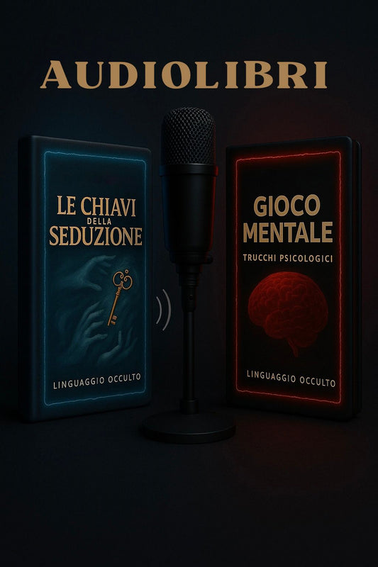 AUDIOLIBRI "LE CHIAVI DELLA SEDUZIONE e GIOCO MENTALE"